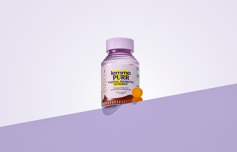 Bottle of Lemme Purr Gummies