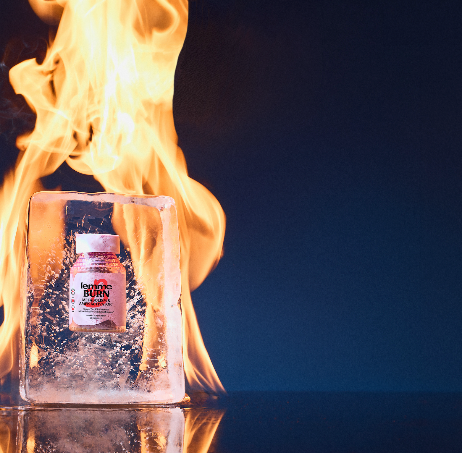 burn in ice on fire